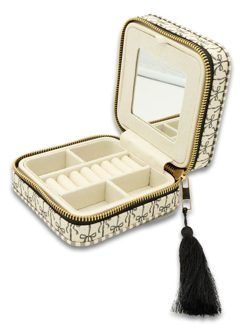 SS QUILTED CASE BLACK BOW