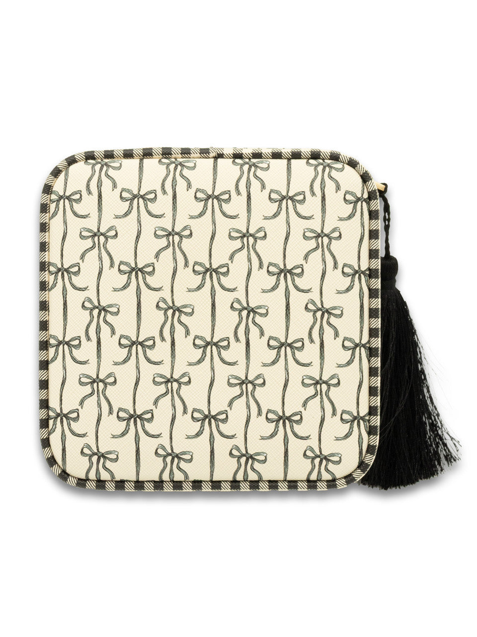 SS QUILTED CASE BLACK BOW