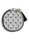 QUILTED BAG BLACK BOW