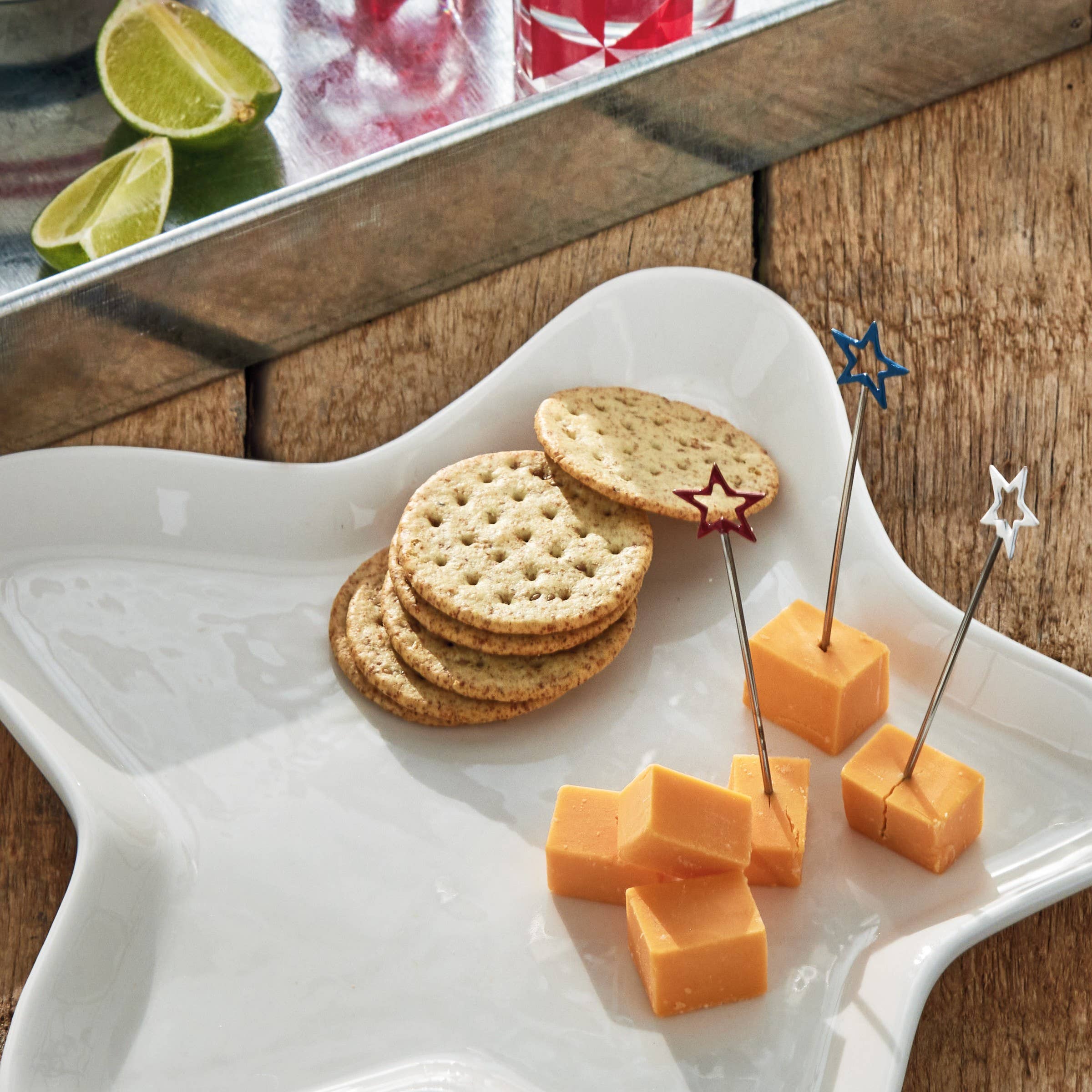Star Platter White Summer