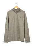 SS OLIVE HALF ZIP