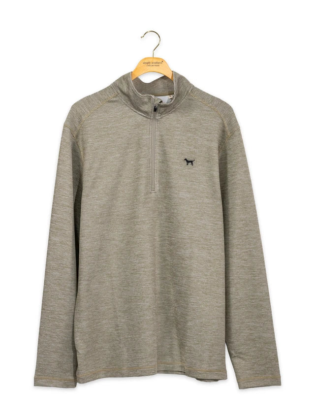SS OLIVE HALF ZIP