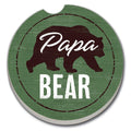 THIRSTYSTONE PAPA BEAR CAR COASTER