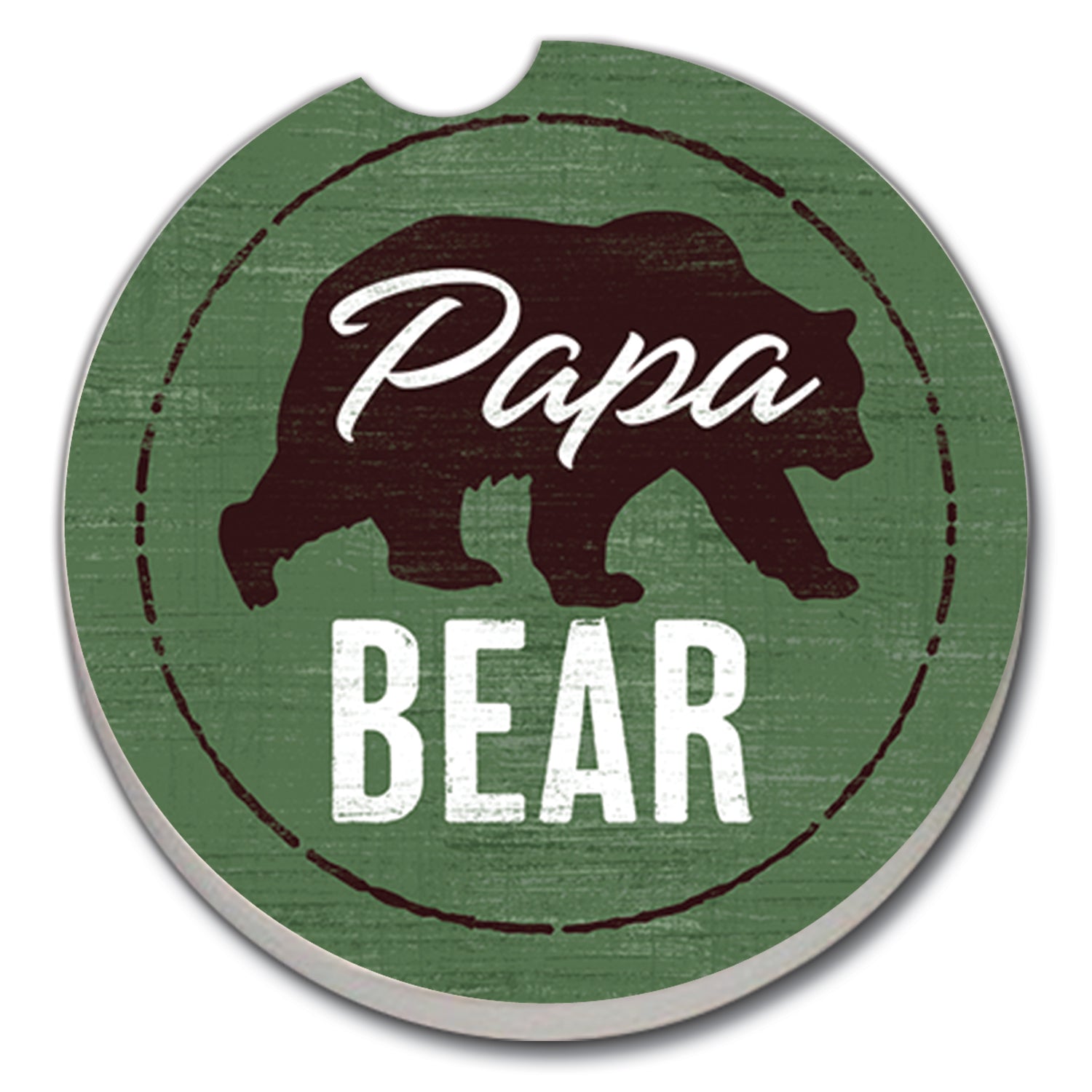 THIRSTYSTONE PAPA BEAR CAR COASTER