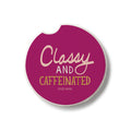 THIRSTYSTONE CLASSY & CAFFENIATED CAR COASTER
