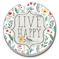 THIRSTYSTONE BLOOMING THOUGHTS CAR COASTER