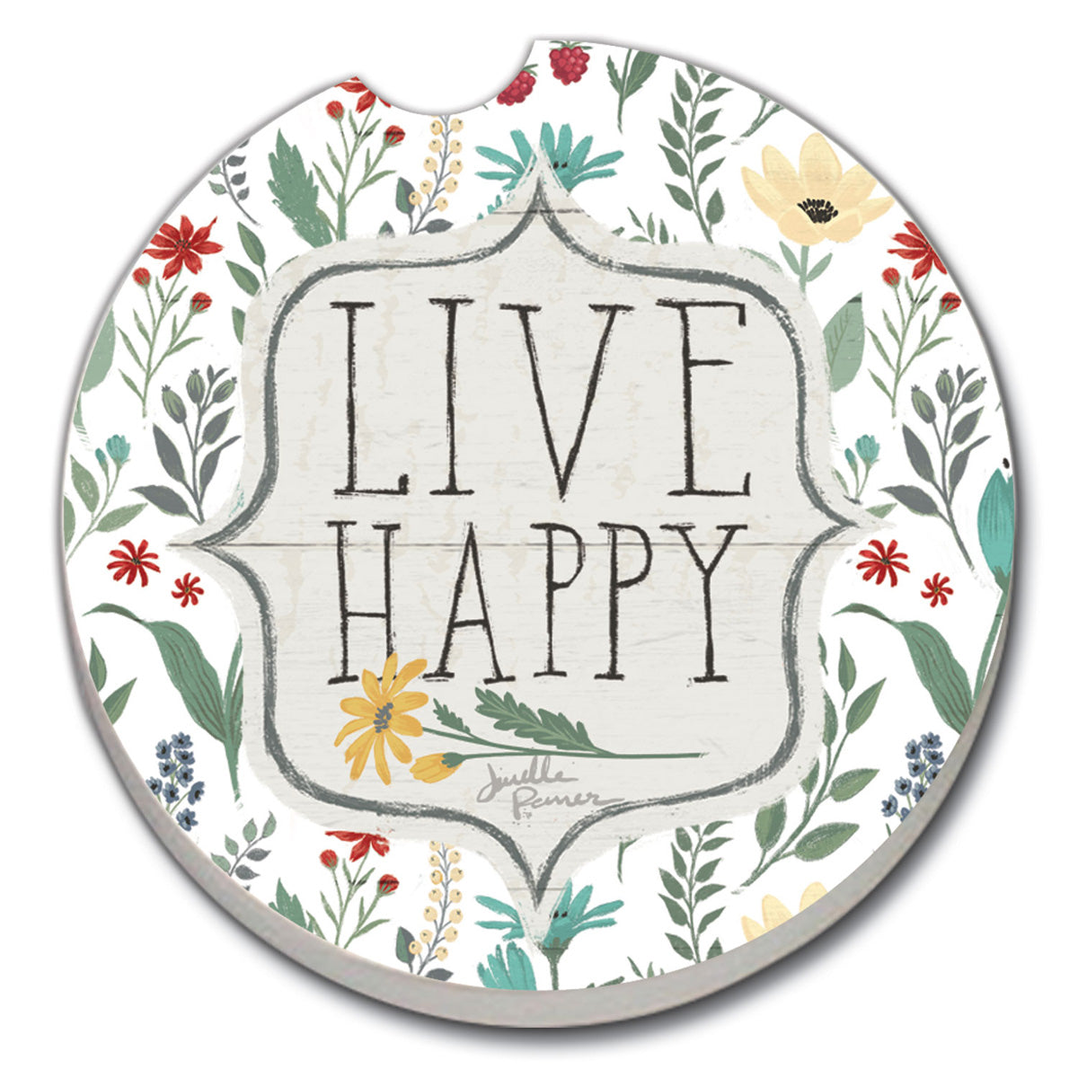 THIRSTYSTONE BLOOMING THOUGHTS CAR COASTER