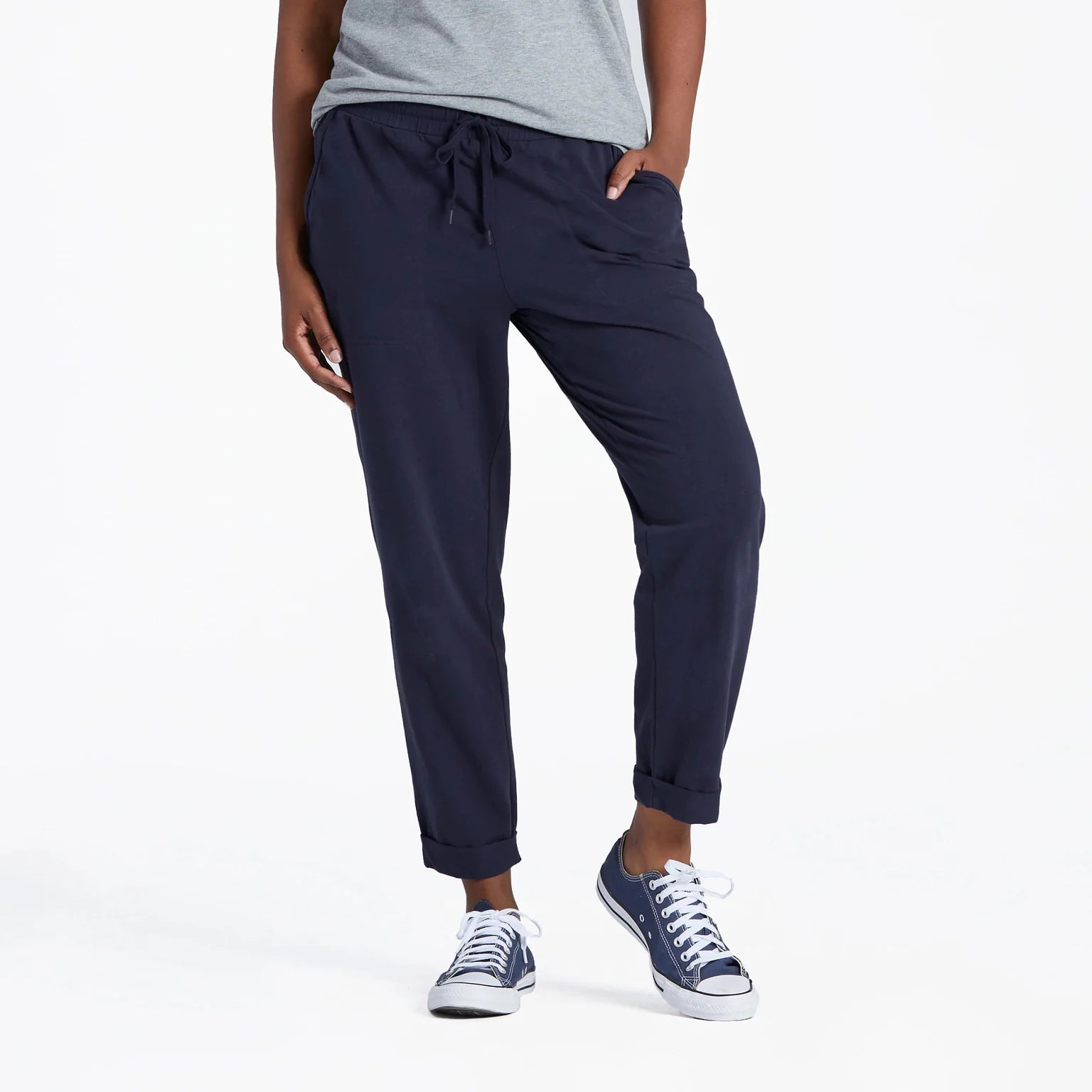 LIFE IS GOOD FLEX PANT INKWELL BLUE - SIZE:SMALL