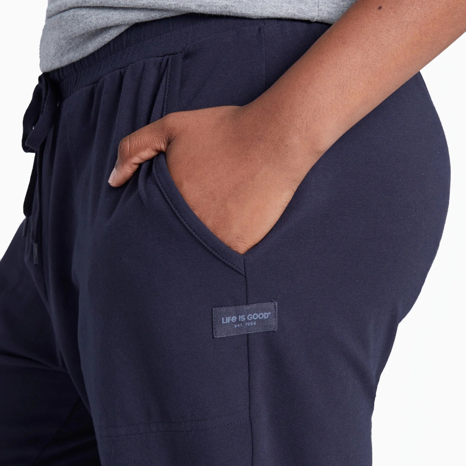 LIFE IS GOOD FLEX PANT INKWELL BLUE - SIZE:SMALL