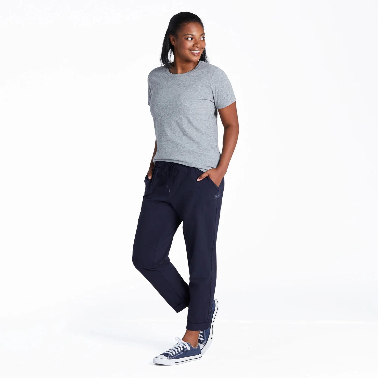 LIFE IS GOOD FLEX PANT INKWELL BLUE - SIZE:SMALL