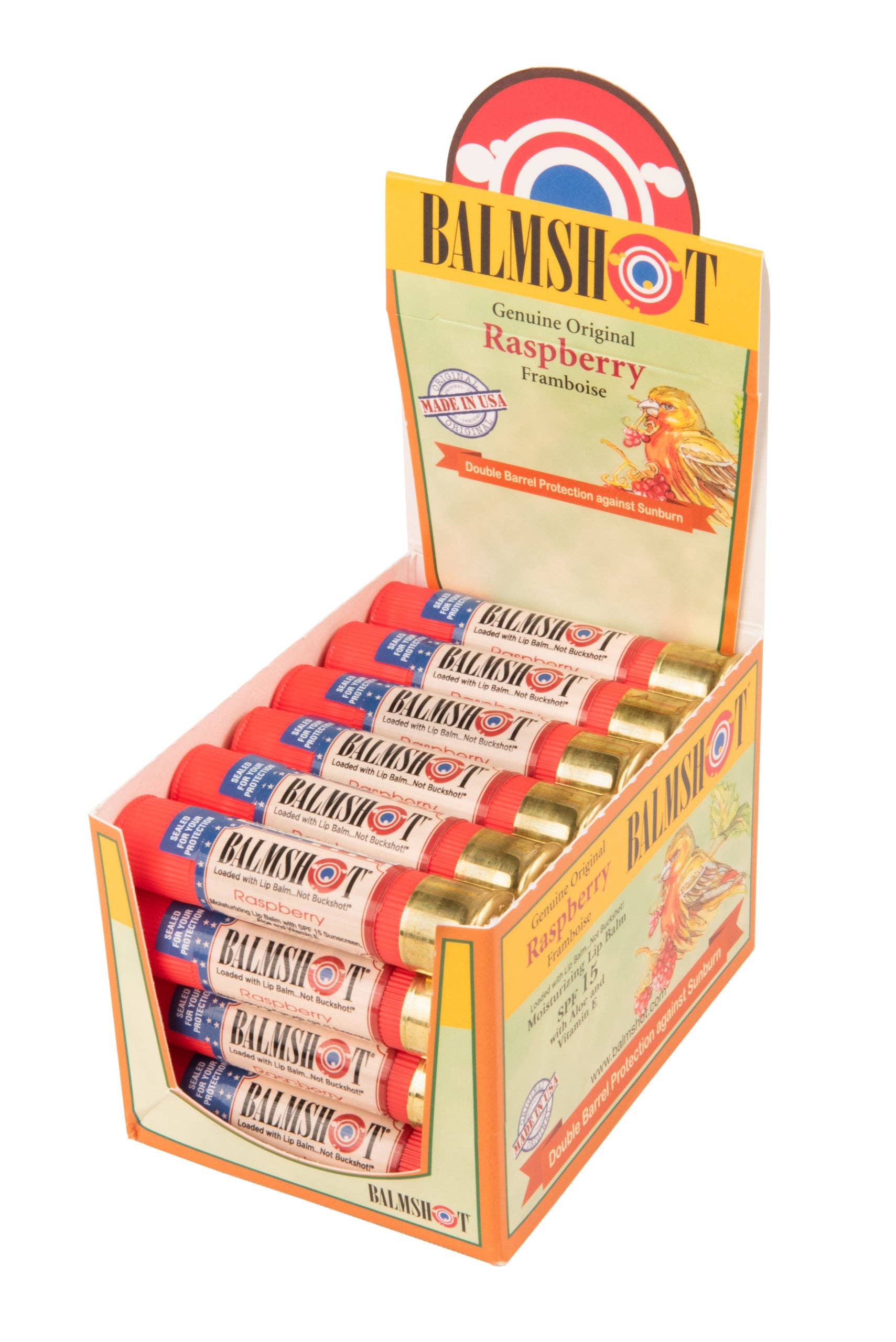 Raspberry American Flag Lip Balm