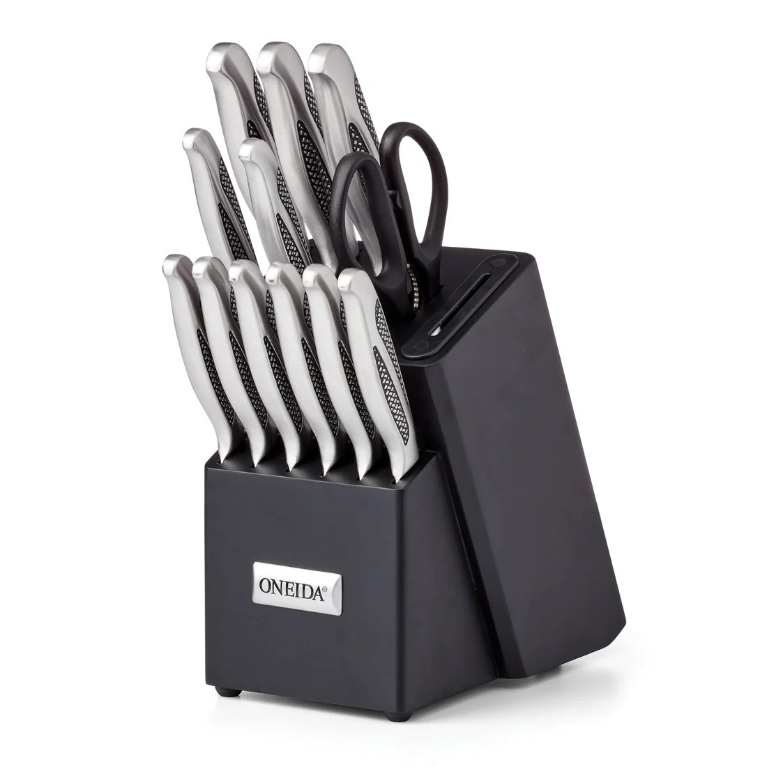 LENOX CROSSHATCH 14PC CUTLERY BLOCK SET