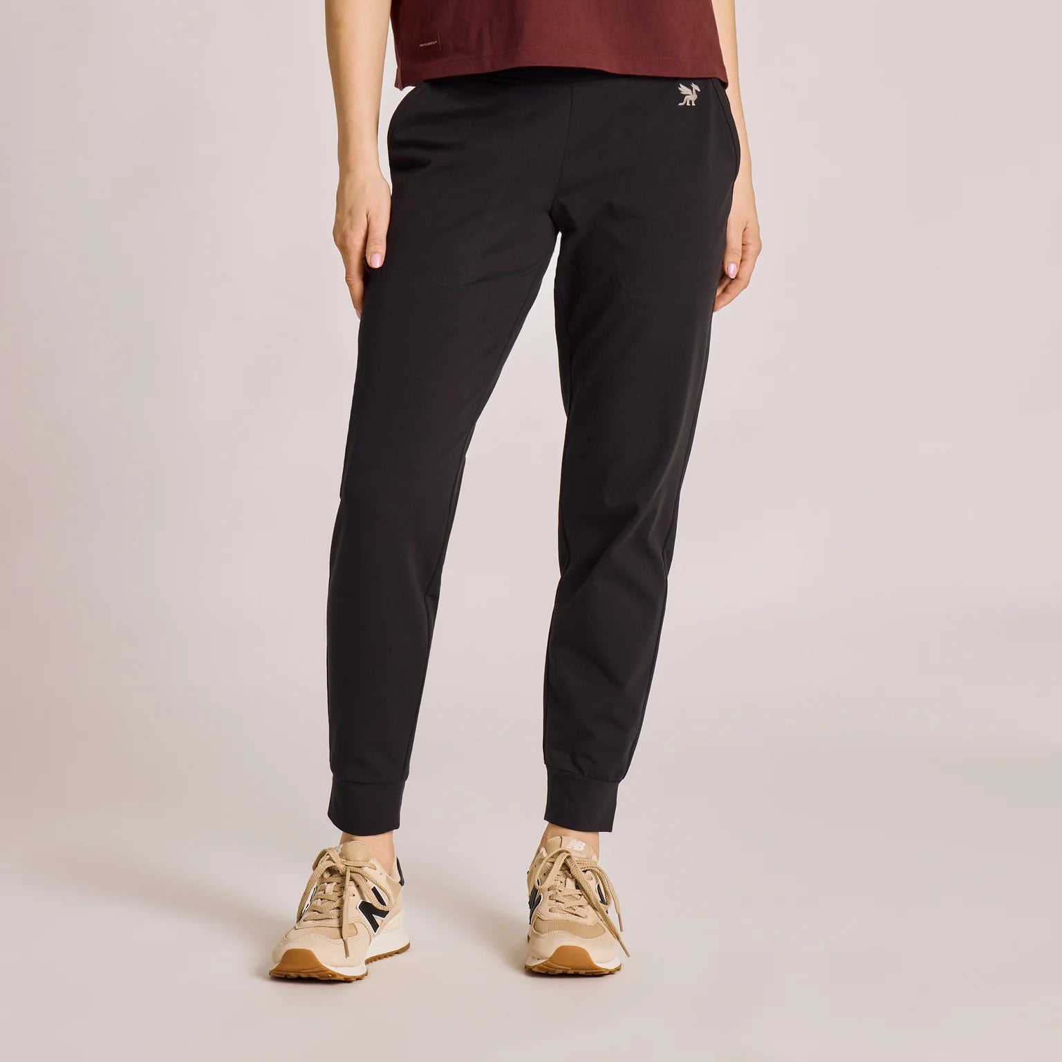 WOMEN'S CRUSHER-FLEX JOGGERS - TRUE BLACK