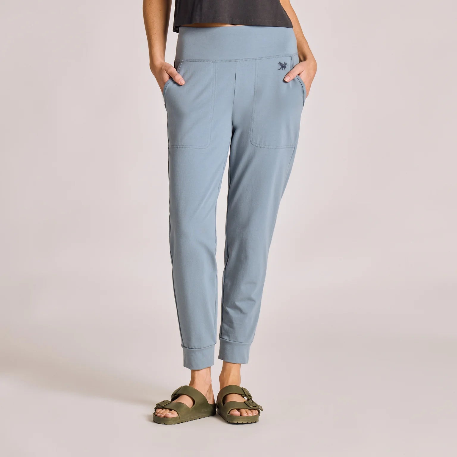 WOMEN'S SOLID CRUSHER-FLEX JOGGER - SLATE BLUE