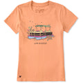 WOMEN'S PONTOON POLKA DOT SHORT SLEEVE
