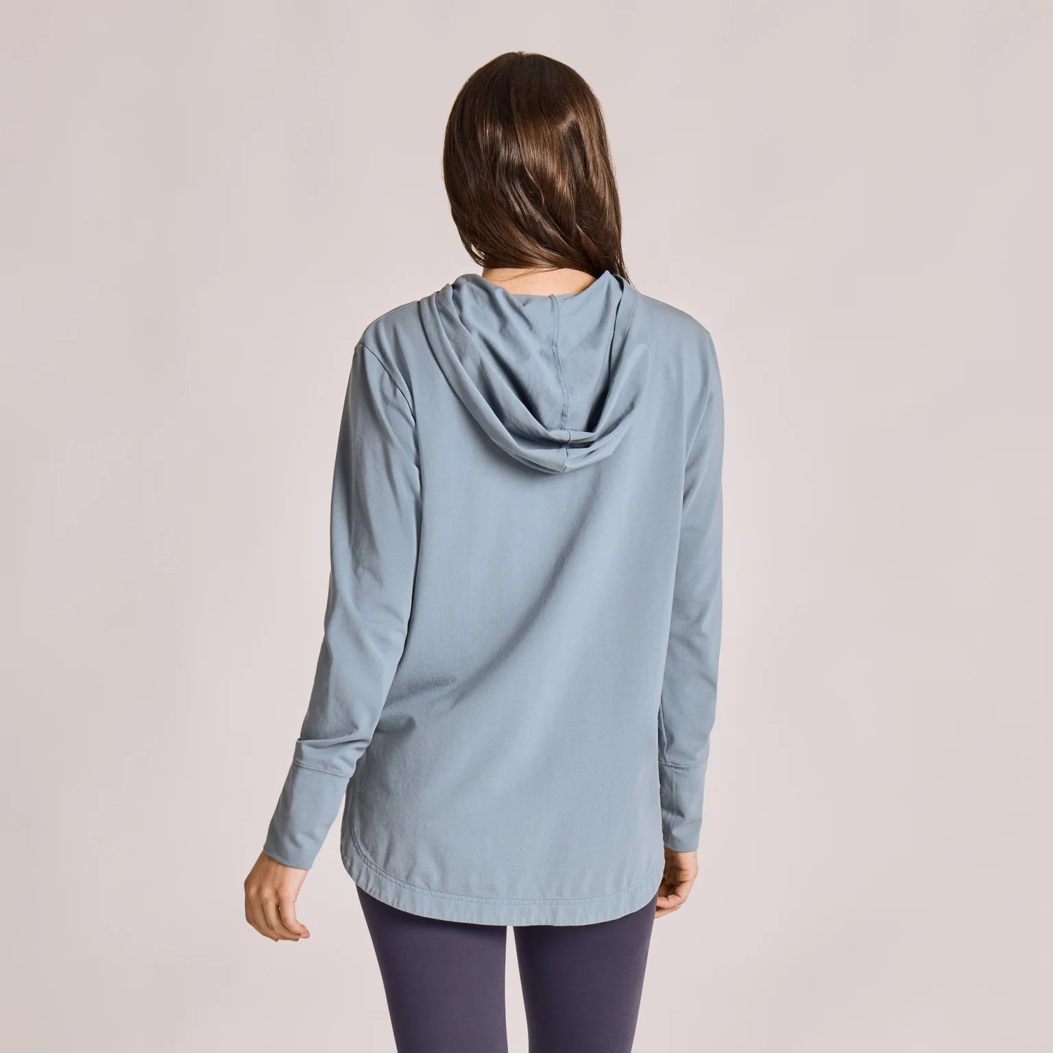 WOMEN'S LIFE IS GOOD CRUSHER-FLEX HOODIE - SLATE BLUE