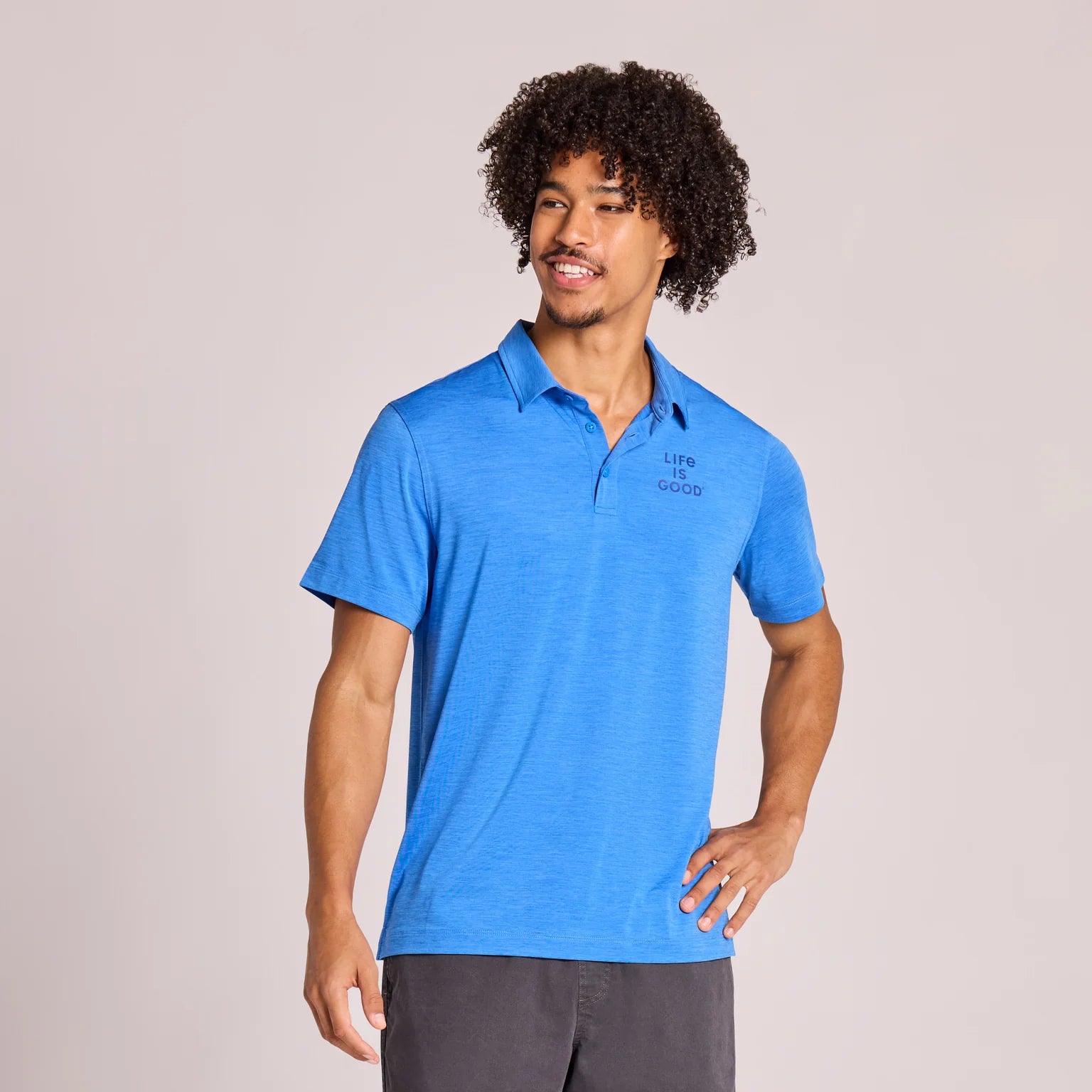 MEN'S CRUSHER POLO - ATHLETIC BLUE