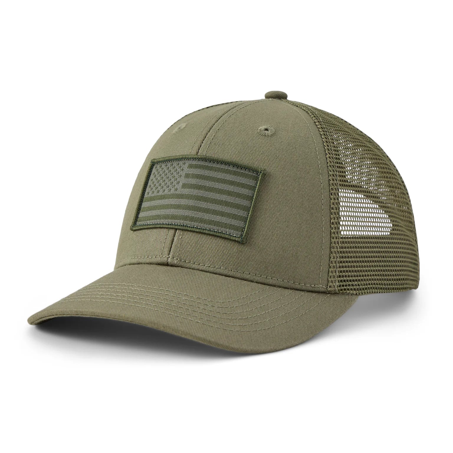 ADULT UNISEX CLEAN FLAG TRUCKER HAT