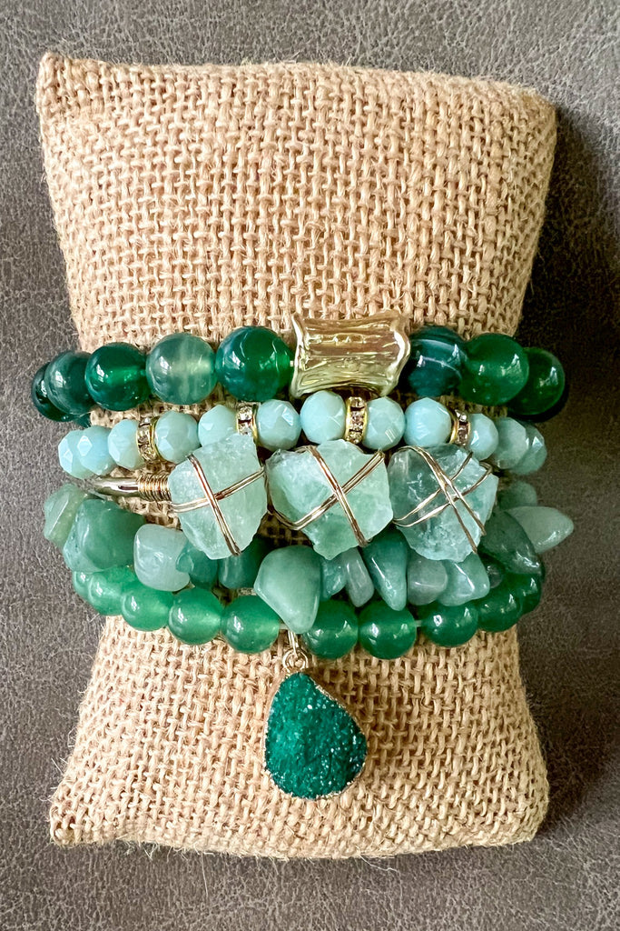 Jade Bracelet Set