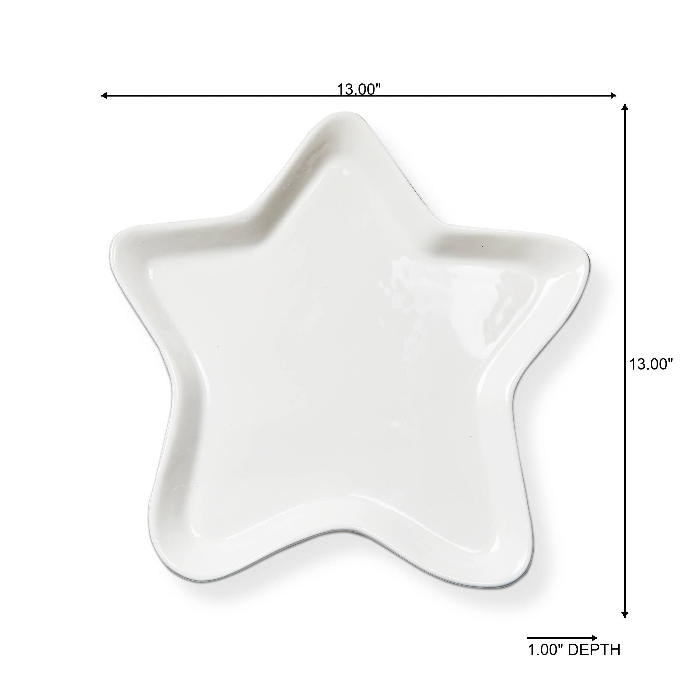 Star Platter White Summer