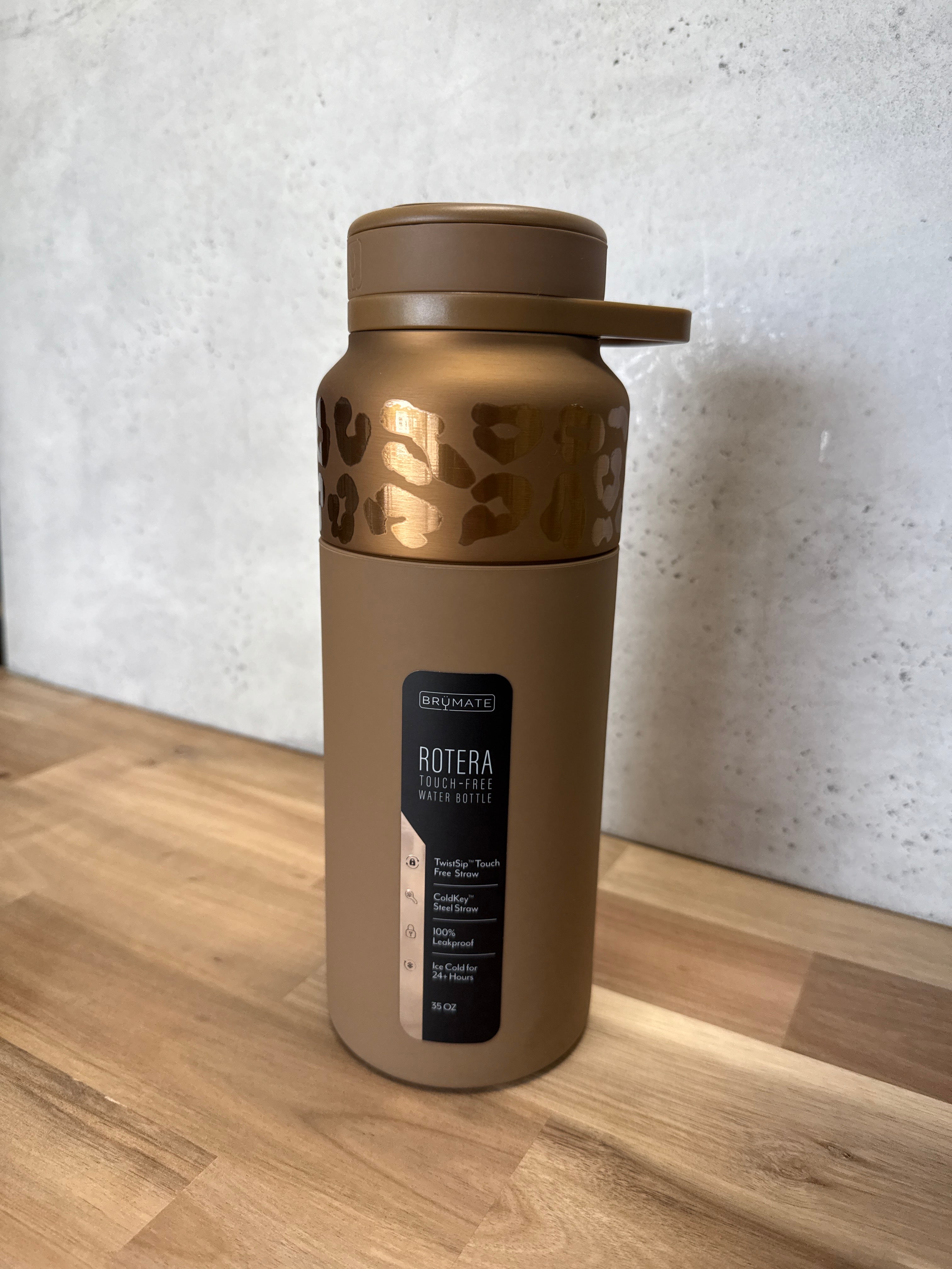 BRUMATE ROTERA 35 OZ  GOLD LEOPARD