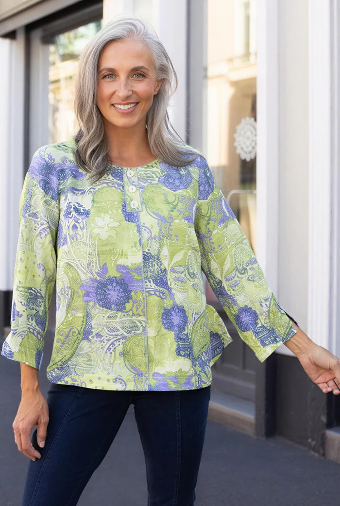 MEDLEY PLEAT PULLOVER