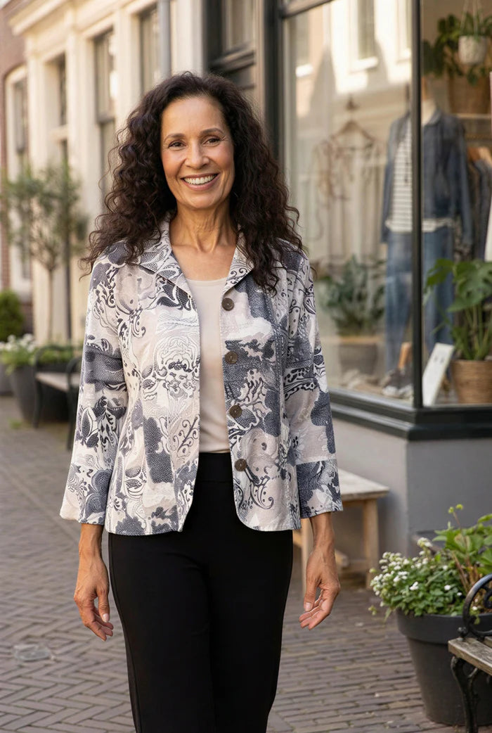 SHIRRED JACKET