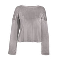 GREY LUXE LOUNGE TOP - SIZE:SMALL