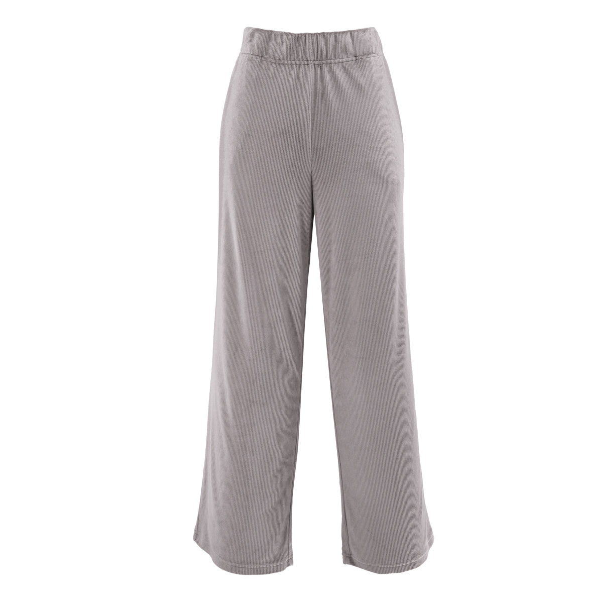 SOFT GREY LUXE LOUNGE PANTS - SIZE:MEDIUM