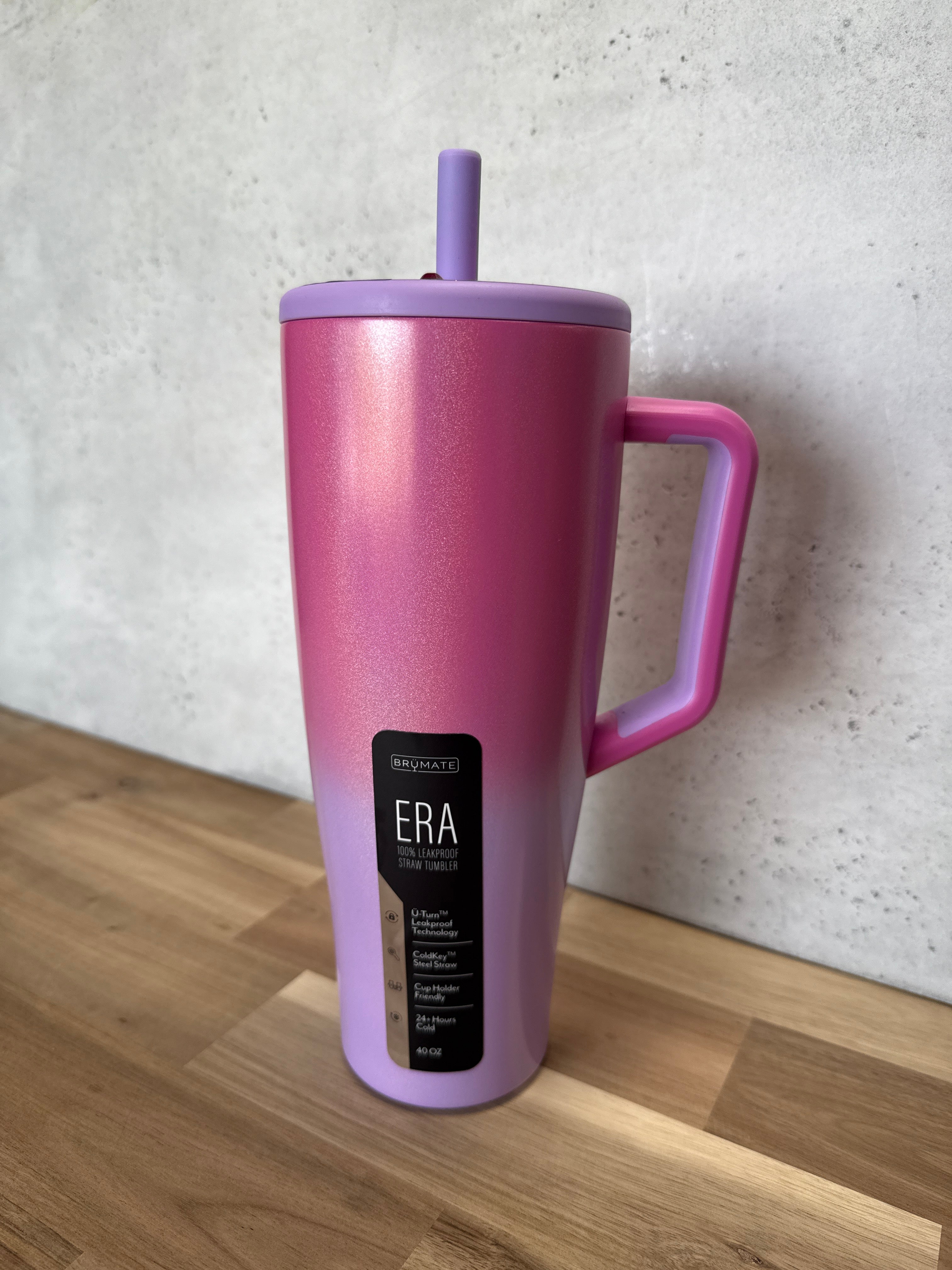 BRUMATE ERA 40 OZ. STRAW TUMBLER COTTON CANDY