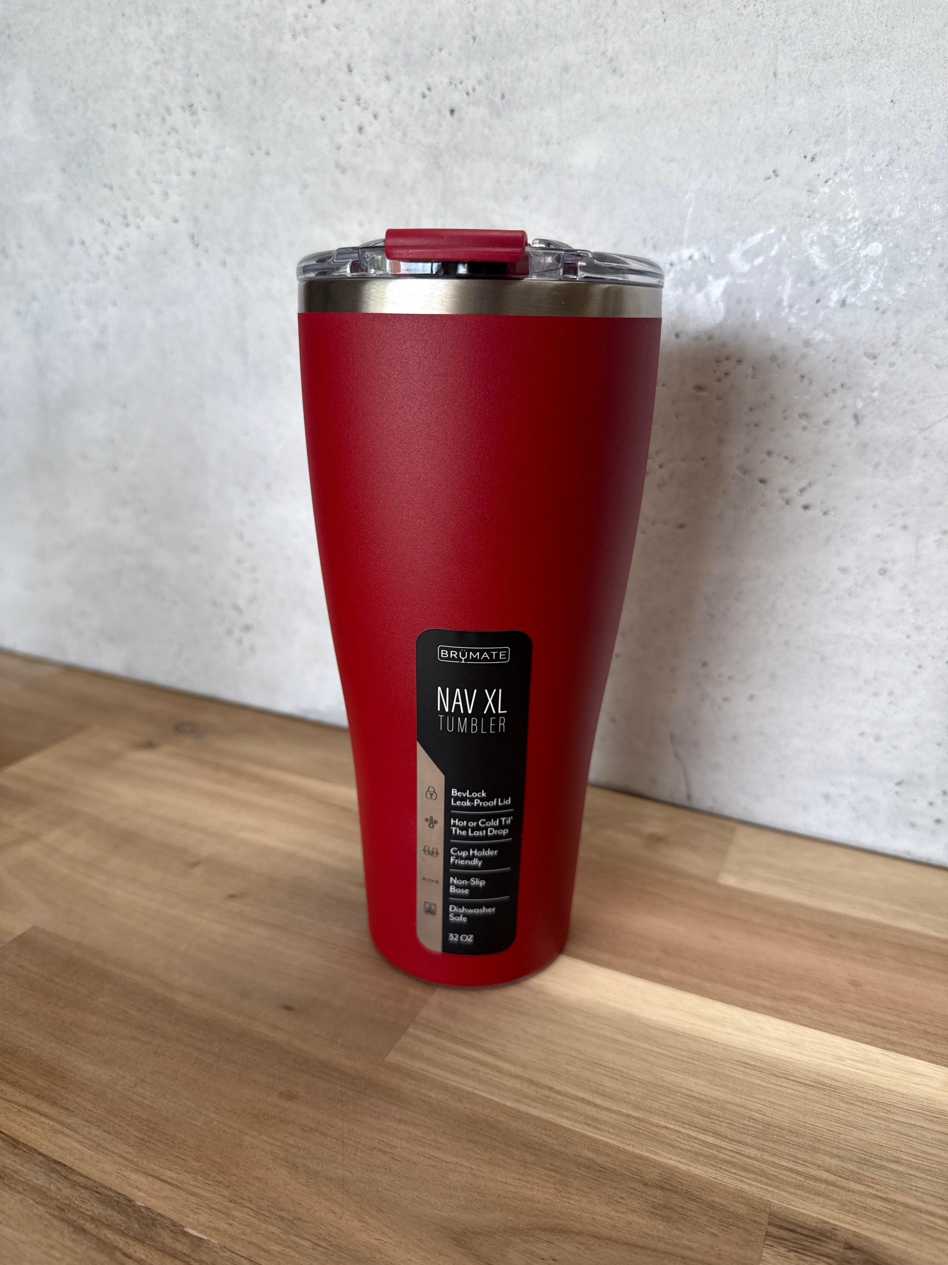 BRUMATE NAV 32OZ TUMBLER RUBY