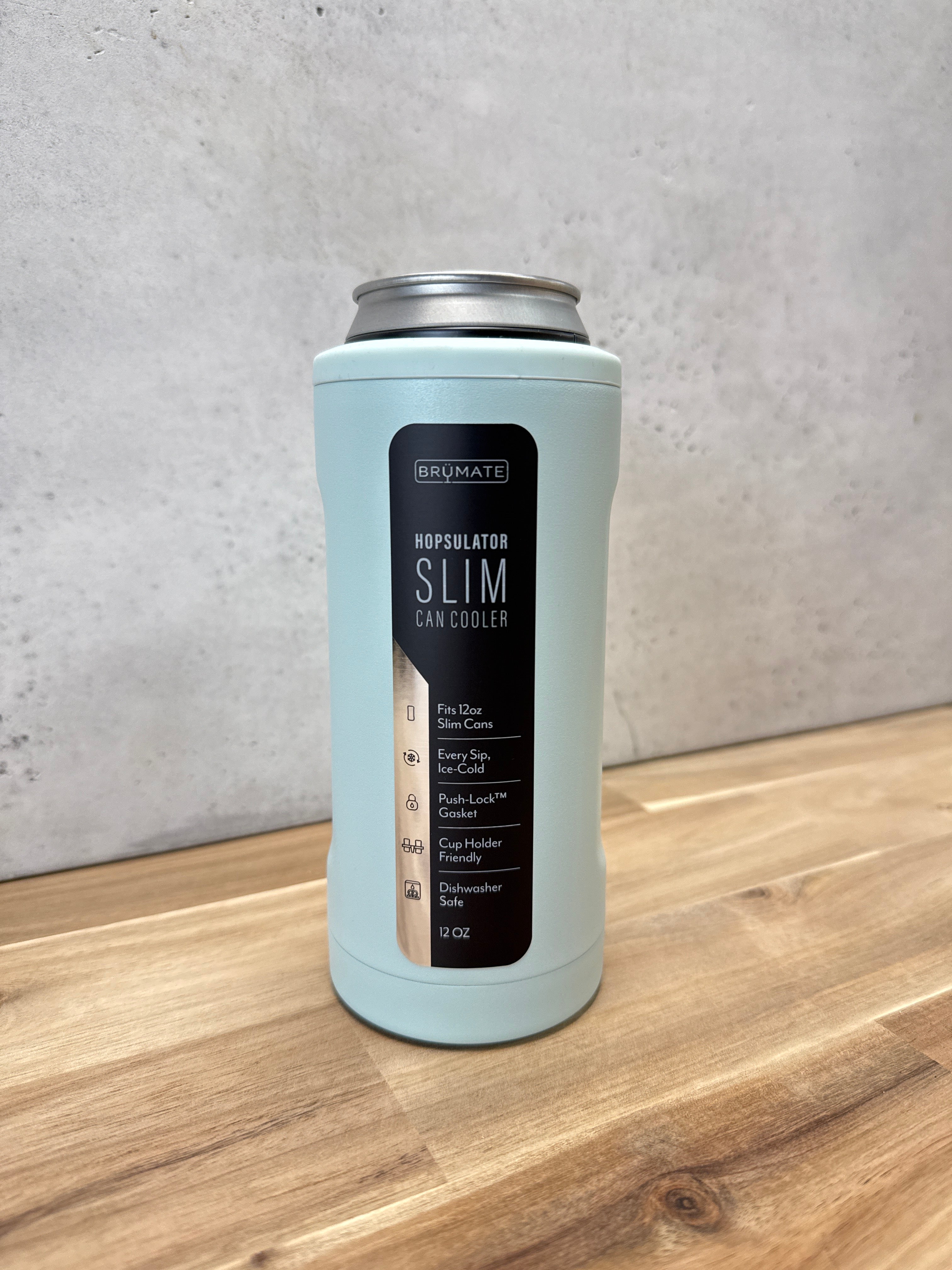 BRUMATE HOPSULATOR SLIM 12OZ  BLUE AGAVE