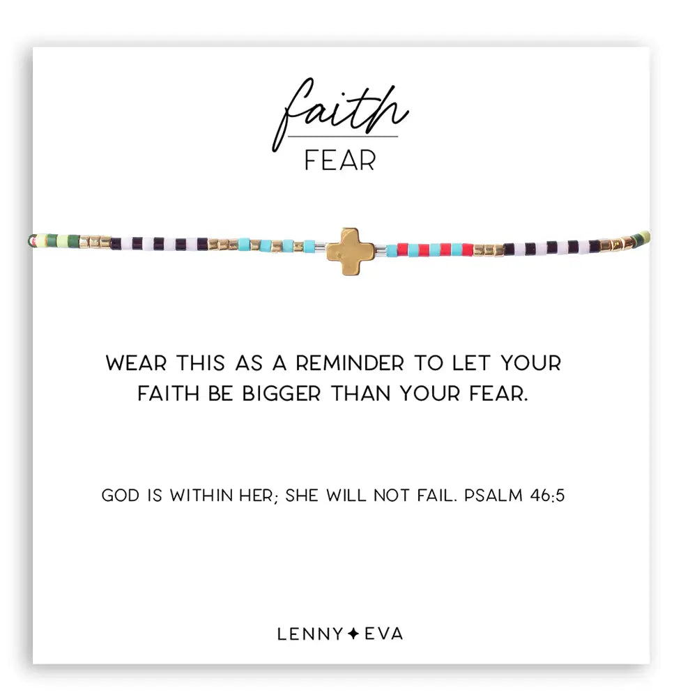 CORD CROSS BRACELET