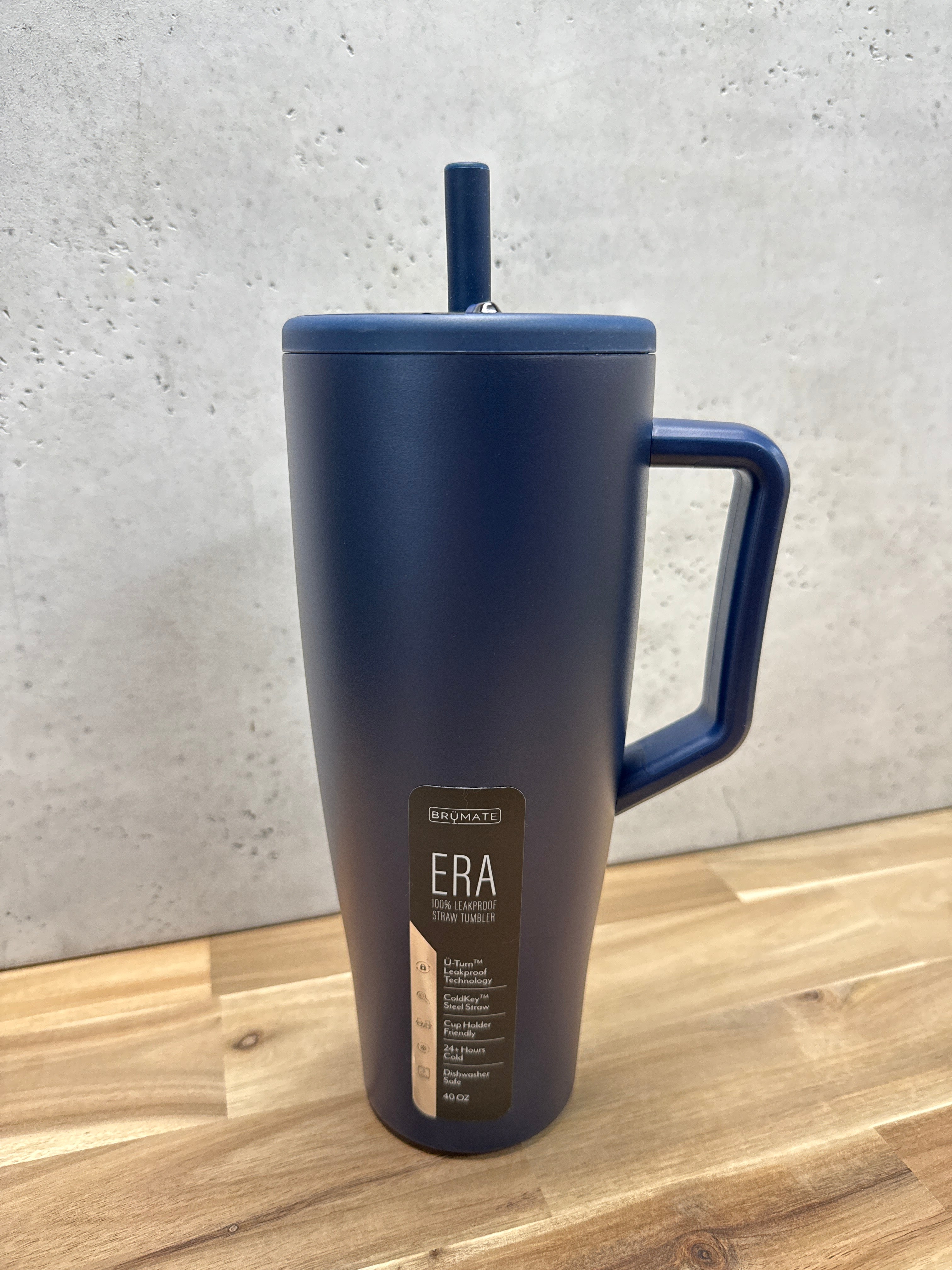 BRUMATE ERA 40 OZ. STRAW TUMBLER MATTE NAVY