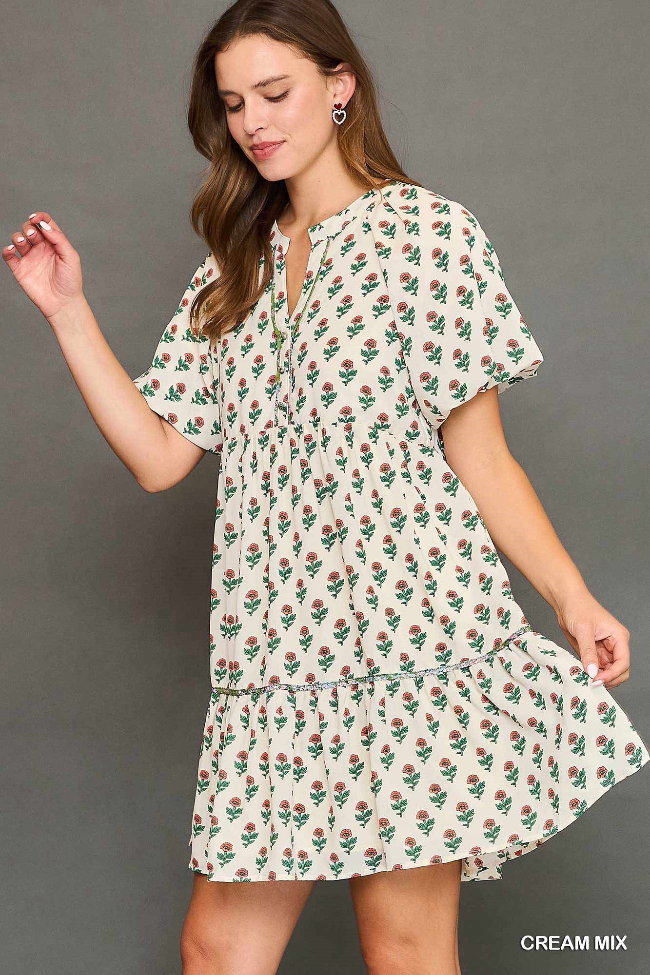 CHARMING FLORAL DRESS