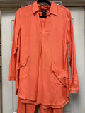 TRIBAL ROLLED UP LONG SLEEVE TUNIC