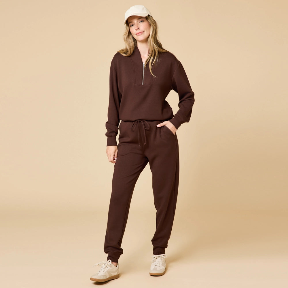 DREAM TECH JOGGER SET -  ESPRESSO