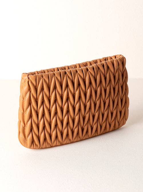 TAN ZIP POUCH