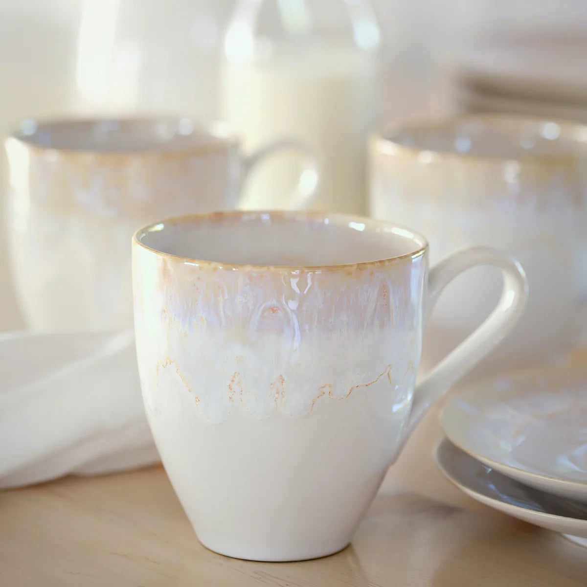 CASAFINA TAORMINA MUG WHITE