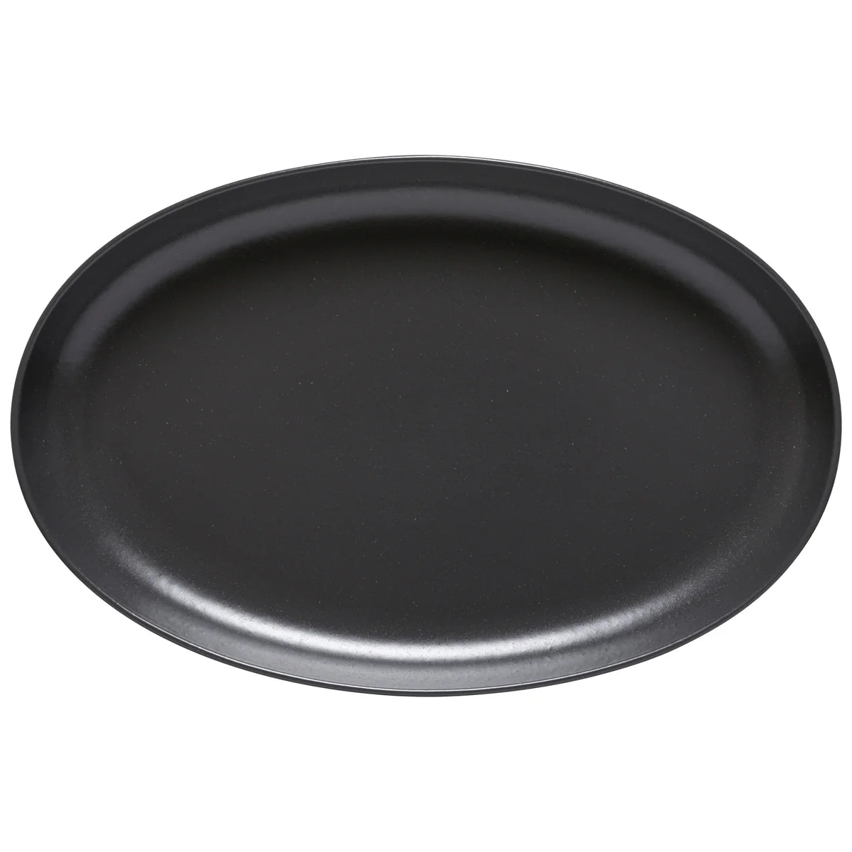 CASAFINA PACIFICA 16" OVAL PLATTER SEED GRAY