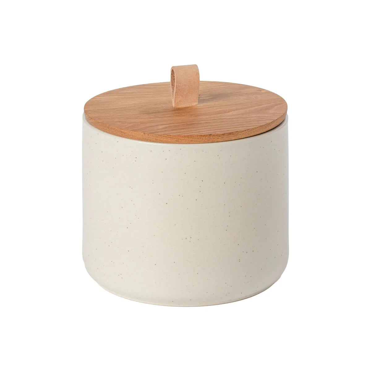PACIFICA LG. CANISTER W/OAK LID VANILLA