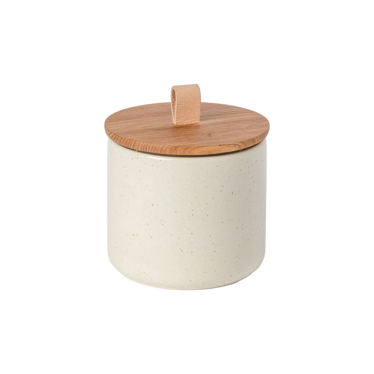 PACIFICA MD. CANISTER W/OAK LID VANILLA