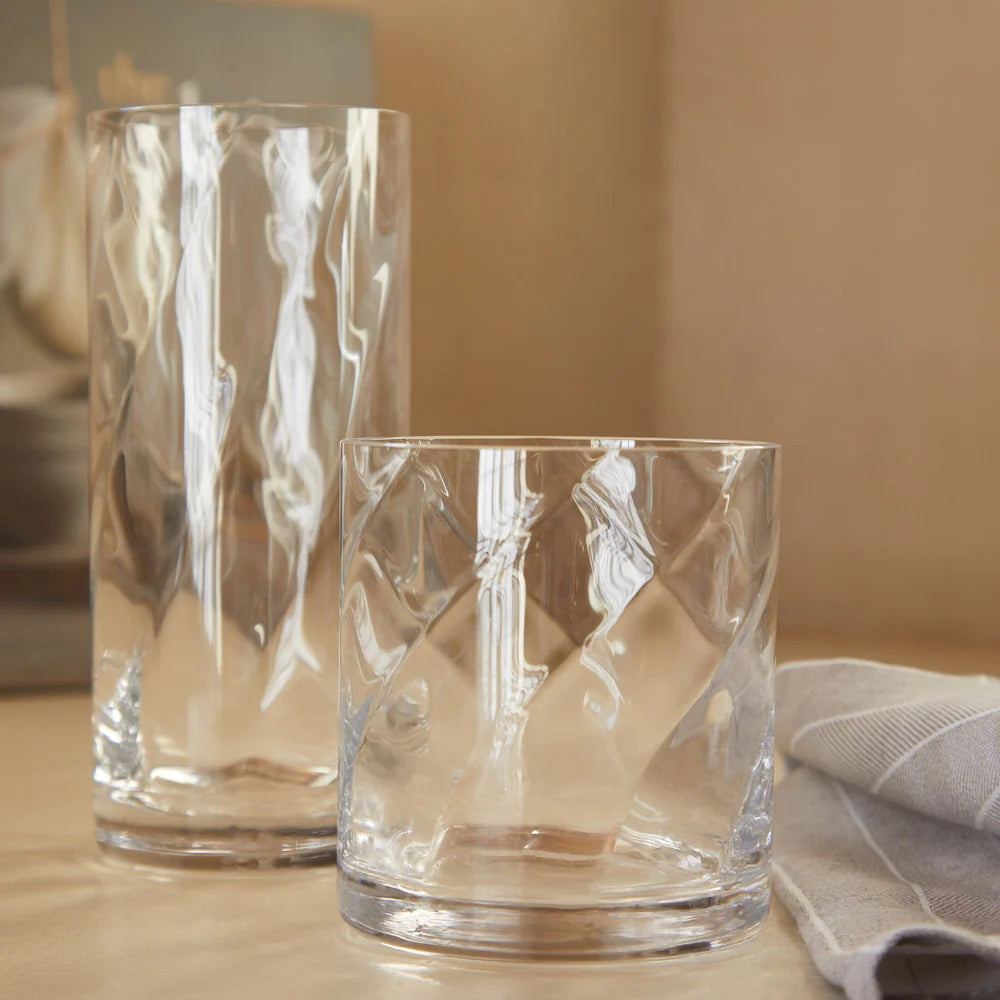 TUMBLER 11OZ OTTICA CLEAR GLASS
