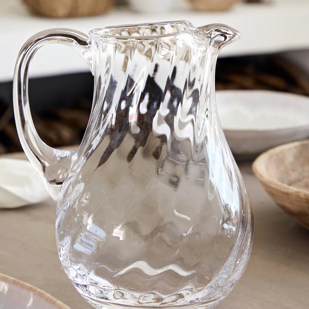 PITCHER 54 OZ OTTICA CLEAR GLASS