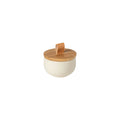SALT CELLAR 4" W/ OAK LID PACIFICA - VANILLA