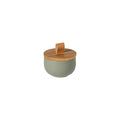 SALT CELLAR 4" W/OAK LID PACIFICA - ARTICHOKE