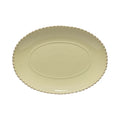 OVAL PLATTER PEARL 13" - LILY GREEN