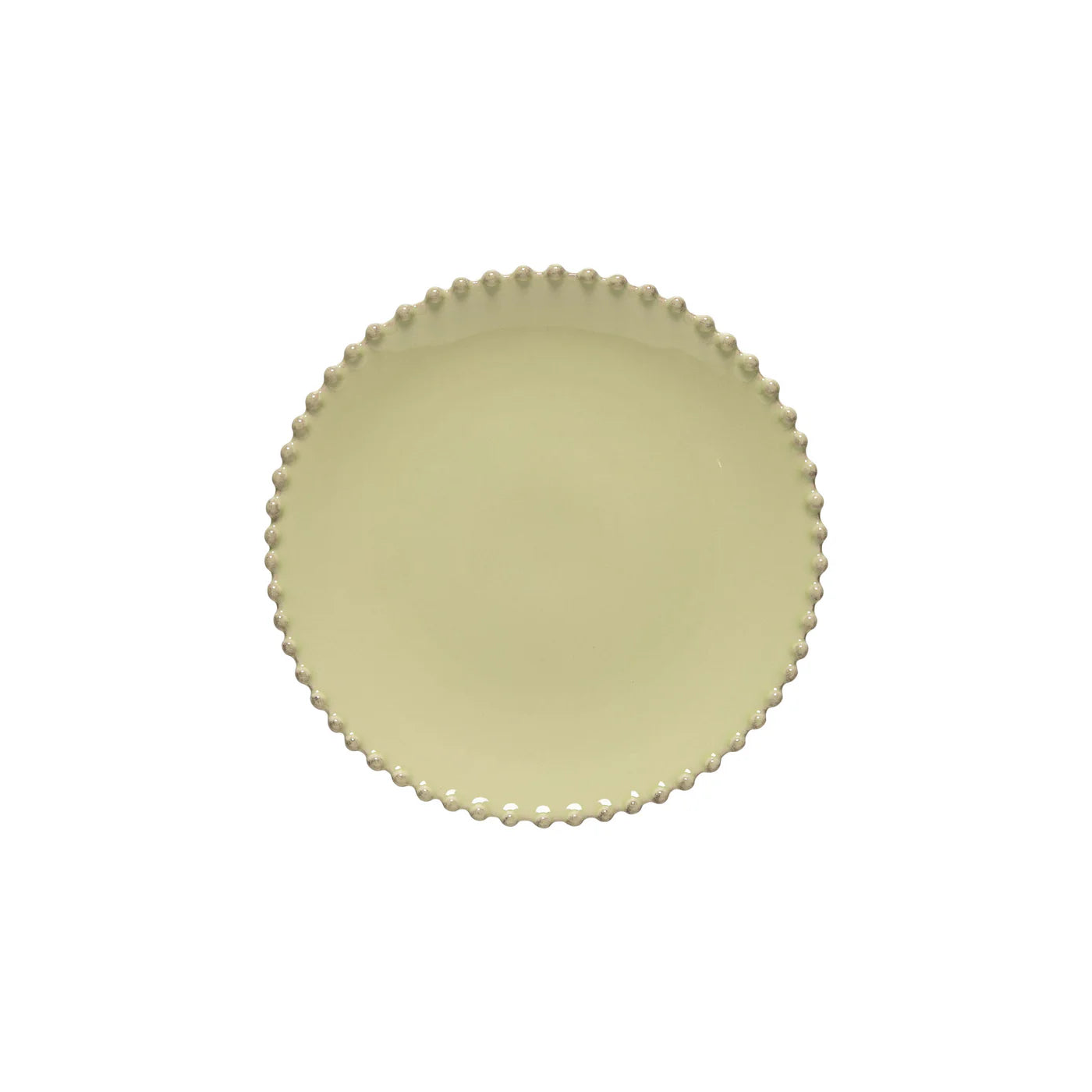 CASAFINA SALAD/DESSERT PLATE PEARL LILY GREEN