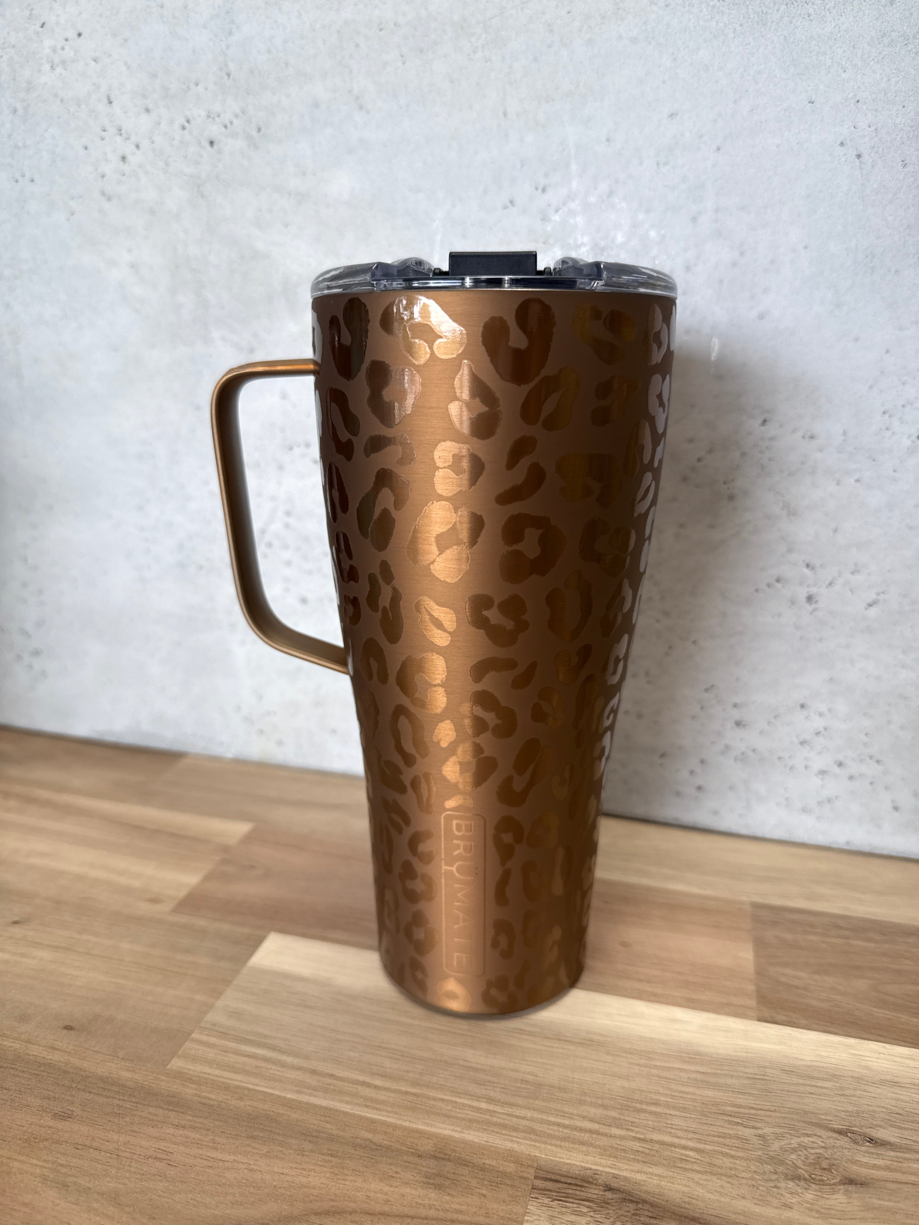 BRUMATE 32 OZ. TODDY GOLD LEOPARD