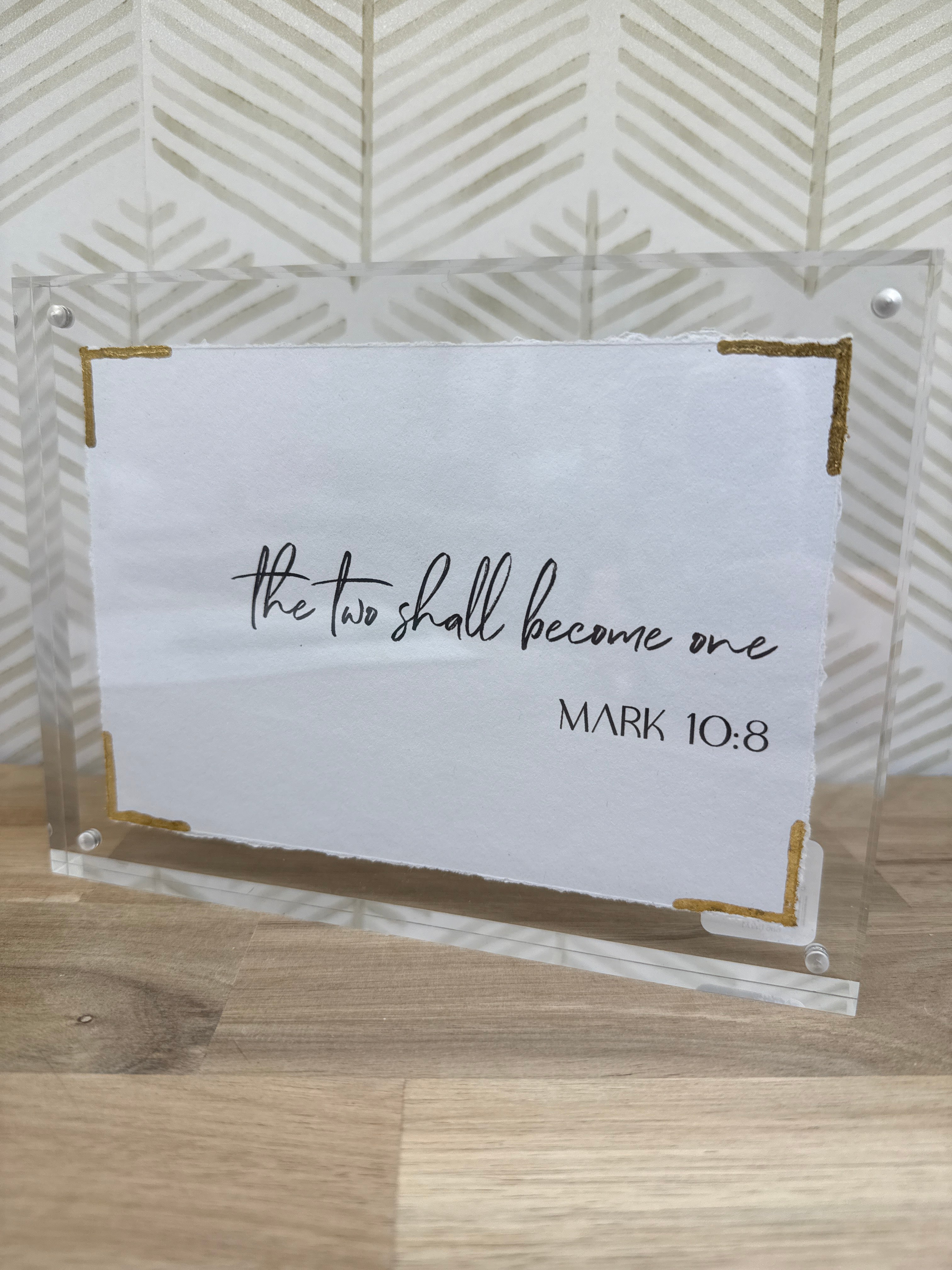 6X8 BECOME ONE MARK